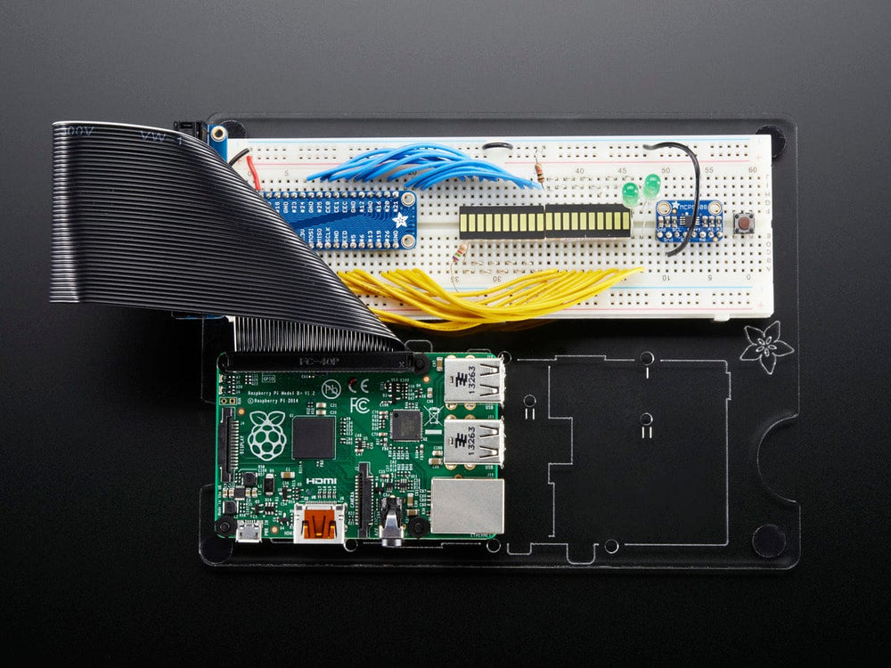 Adafruit Pi Dish for Raspberry Pi - Includes Breadboard by Adafruit - The Pi Hut