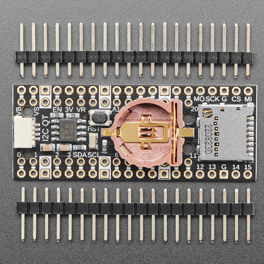Adafruit PiCowbell Adalogger for Pico - MicroSD, RTC & STEMMA QT by Adafruit - The Pi Hut