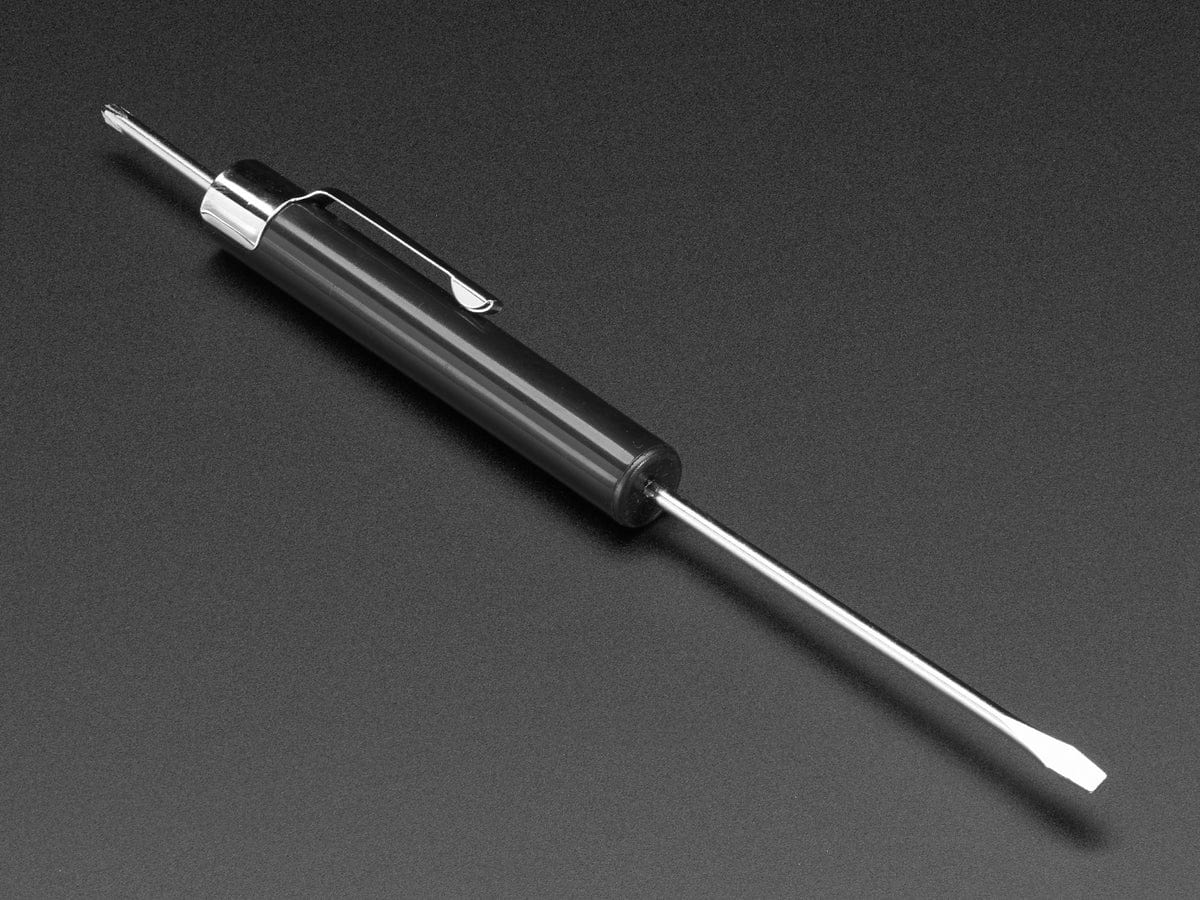 Adafruit Pocket Screwdriver - Black - The Pi Hut