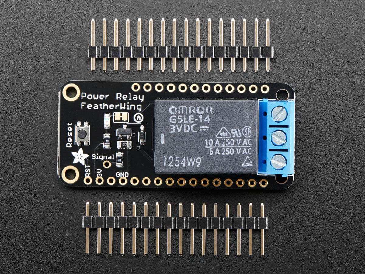 Adafruit Power Relay FeatherWing - The Pi Hut
