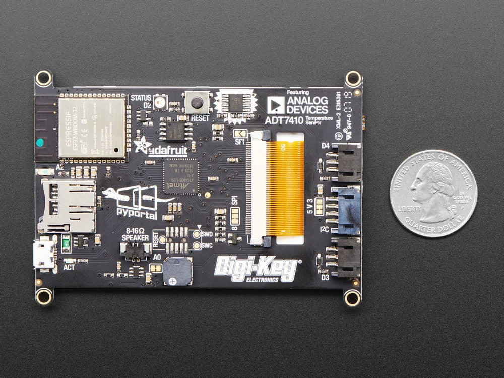 Adafruit PyPortal - CircuitPython Powered Internet Display by Adafruit - The Pi Hut