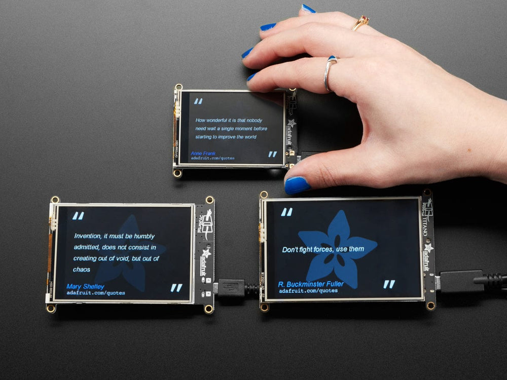 Adafruit PyPortal Pynt - CircuitPython Powered Internet Display (2.4" TFT) by Adafruit - The Pi Hut