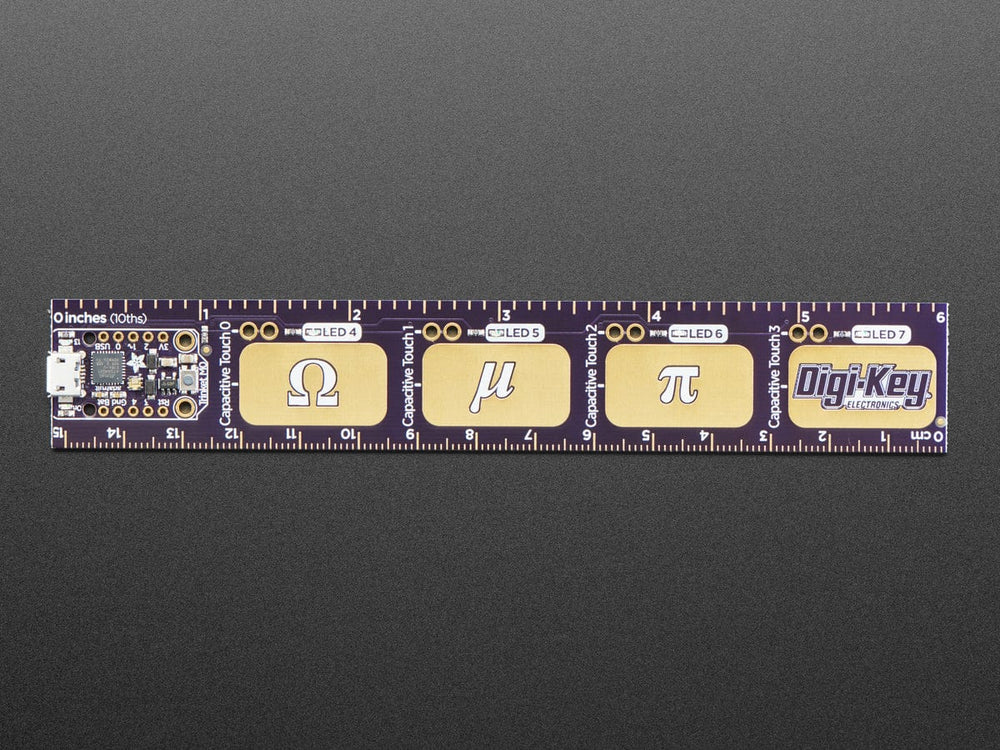 Adafruit PyRuler - Engineer Reference Ruler with CircuitPython by Adafruit - The Pi Hut