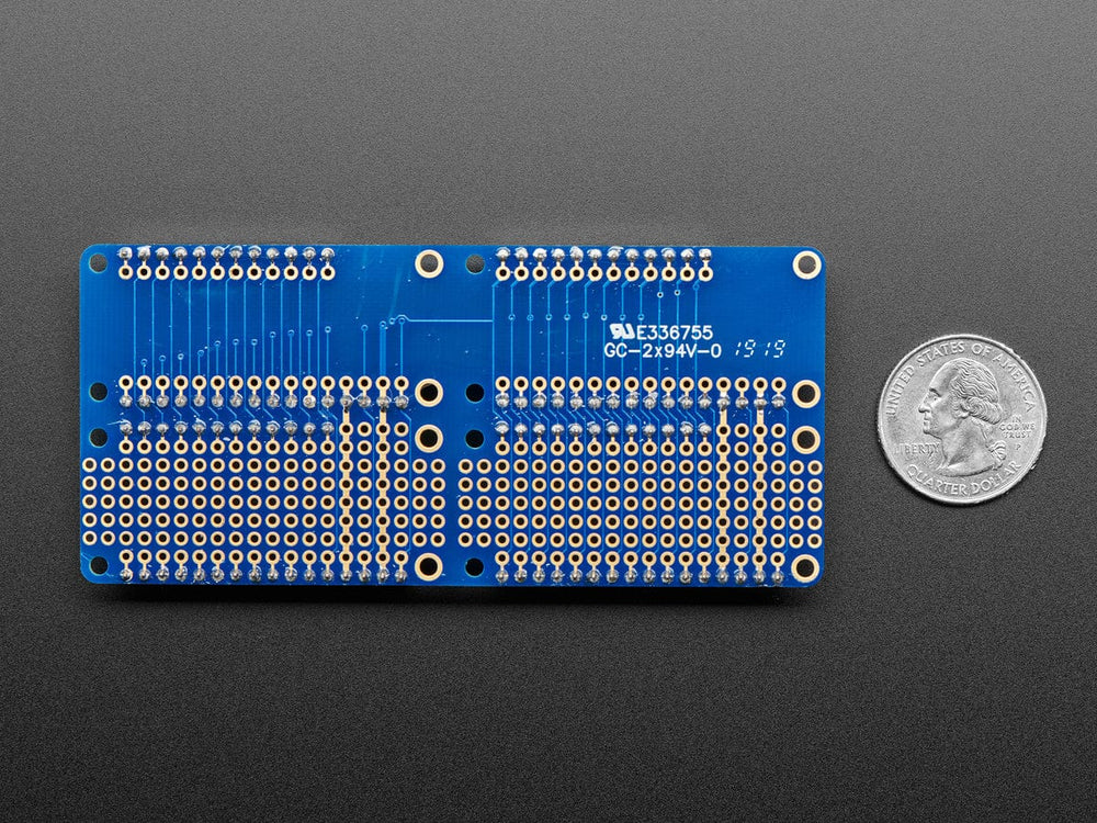 Adafruit Quad 2x2 FeatherWing Kit with Headers by Adafruit - The Pi Hut