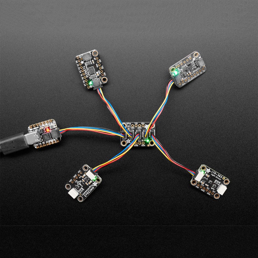 Adafruit Qwiic / Stemma QT 5 Port Hub by Adafruit - The Pi Hut