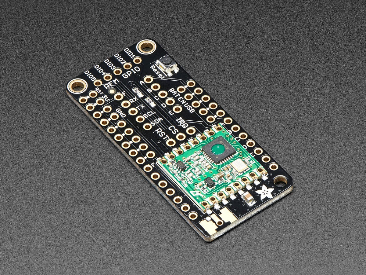 Adafruit Radio FeatherWing - RFM69HCW 900MHz (RadioFruit) by Adafruit - The Pi Hut