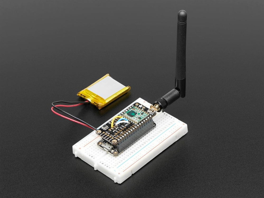 Adafruit Radio FeatherWing - RFM69HCW 900MHz (RadioFruit) by Adafruit - The Pi Hut