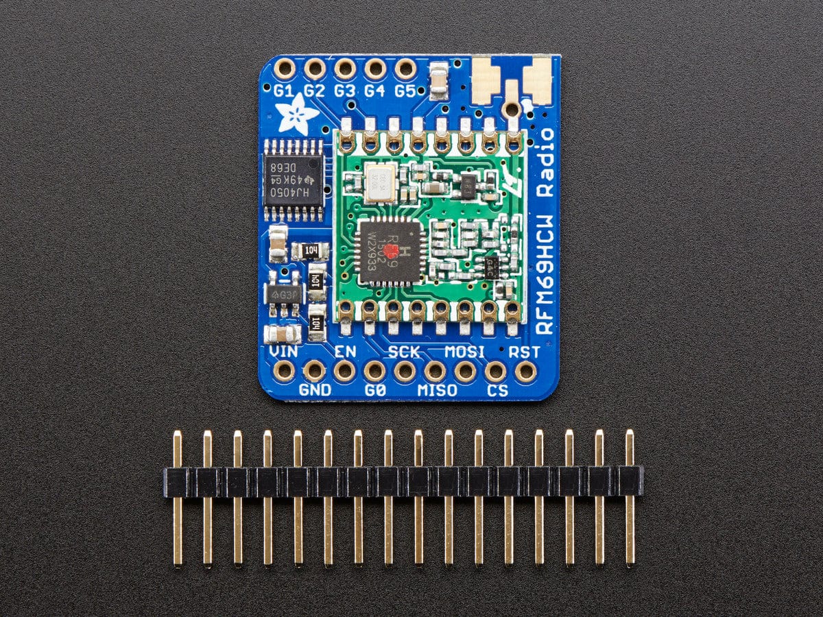 Adafruit RFM69HCW Transceiver Radio Breakout - 433 MHz (RadioFruit) by Adafruit - The Pi Hut