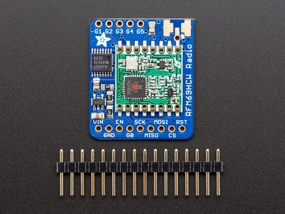 Adafruit RFM69HCW Transceiver Radio Breakout - 433 MHz (RadioFruit) by Adafruit - The Pi Hut