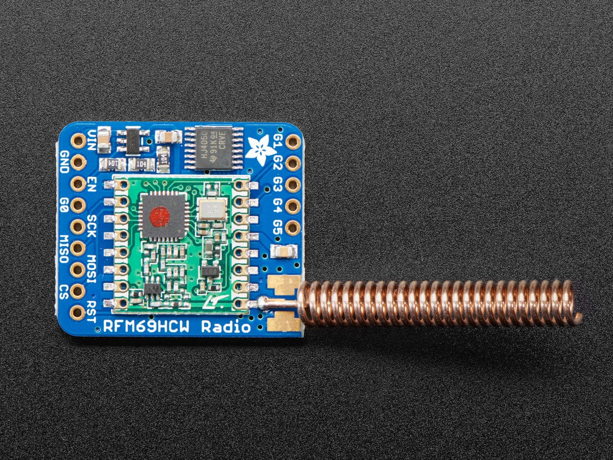 Adafruit RFM69HCW Transceiver Radio Breakout - 433 MHz (RadioFruit) by Adafruit - The Pi Hut