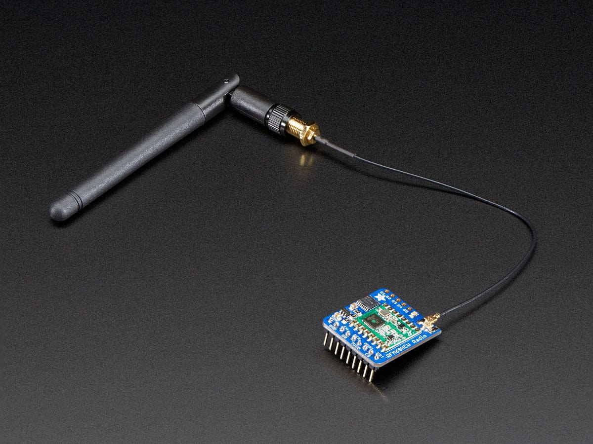 Adafruit RFM69HCW Transceiver Radio Breakout - 868 or 915 MHz (RadioFruit) by Adafruit - The Pi Hut