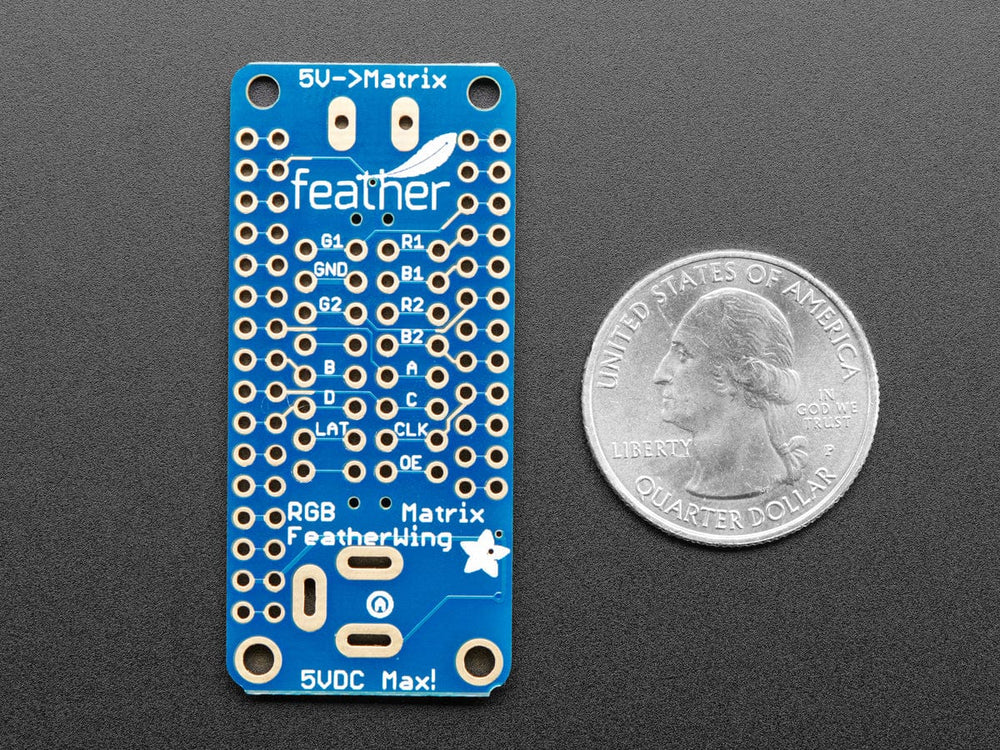 Adafruit RGB Matrix Featherwing Kit (For RP2040, M0 and M4 Feathers) by Adafruit - The Pi Hut