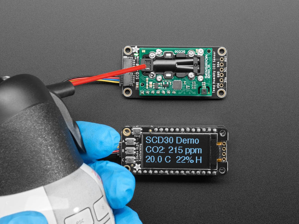 Adafruit SCD-30 - NDIR CO2 Temperature and Humidity Sensor (STEMMA QT / Qwiic) by Adafruit - The Pi Hut