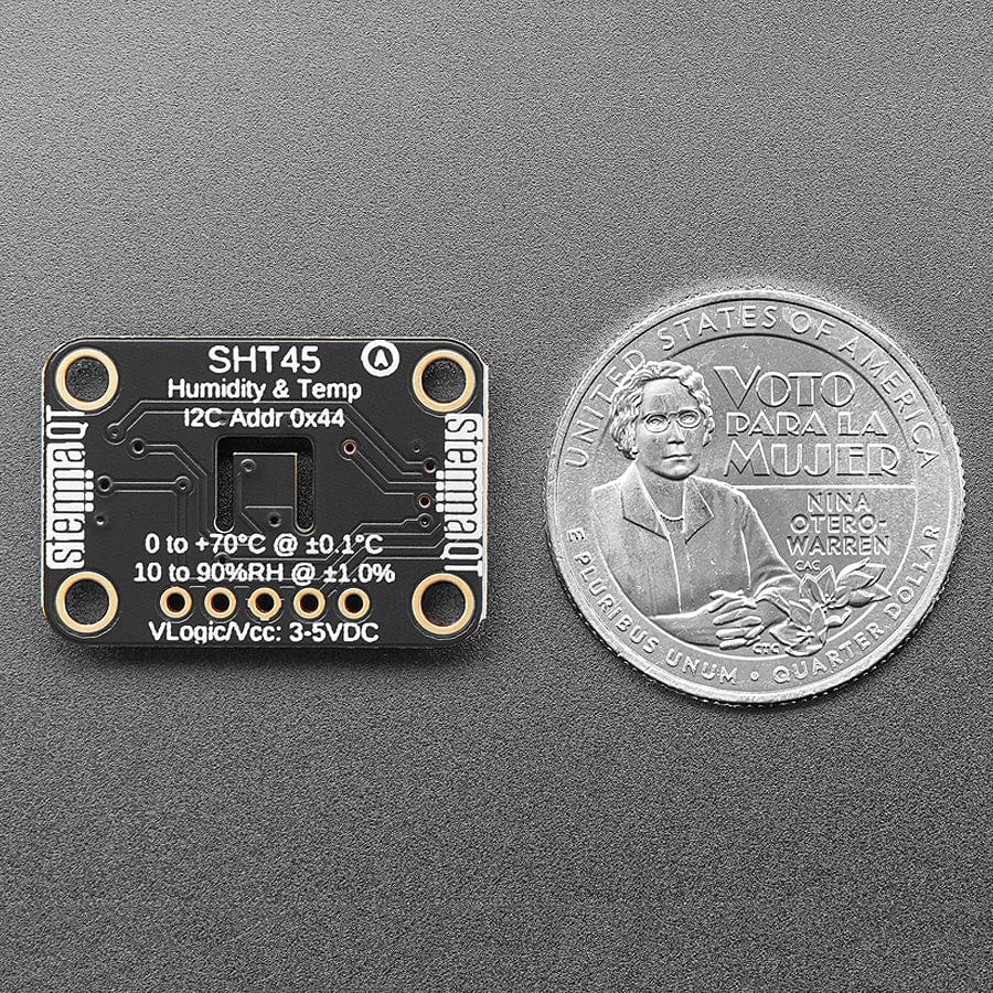 Adafruit Sensirion SHT45 Precision Temperature & Humidity Sensor - STEMMA QT / Qwiic by Adafruit - The Pi Hut