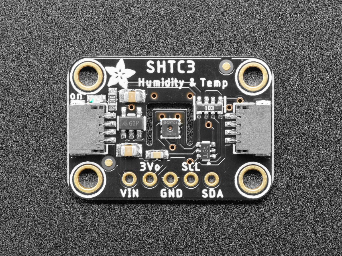 Adafruit Sensirion SHTC3 Temperature & Humidity Sensor (STEMMA QT / Qwiic) by Adafruit - The Pi Hut