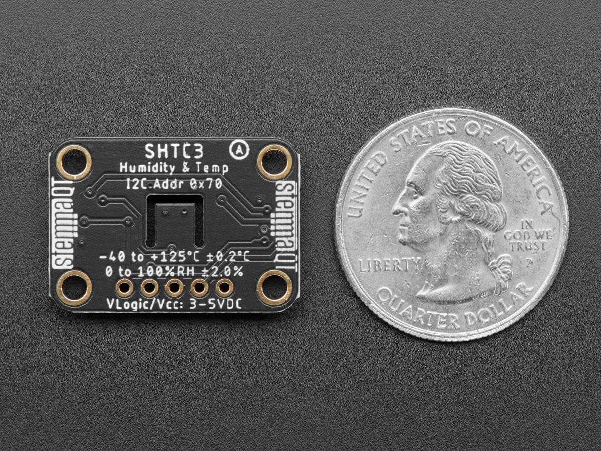 Adafruit Sensirion SHTC3 Temperature & Humidity Sensor (STEMMA QT / Qwiic) by Adafruit - The Pi Hut