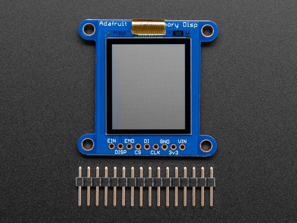 Adafruit SHARP Memory Display Breakout - 1.3" 168x144 Monochrome by Adafruit - The Pi Hut