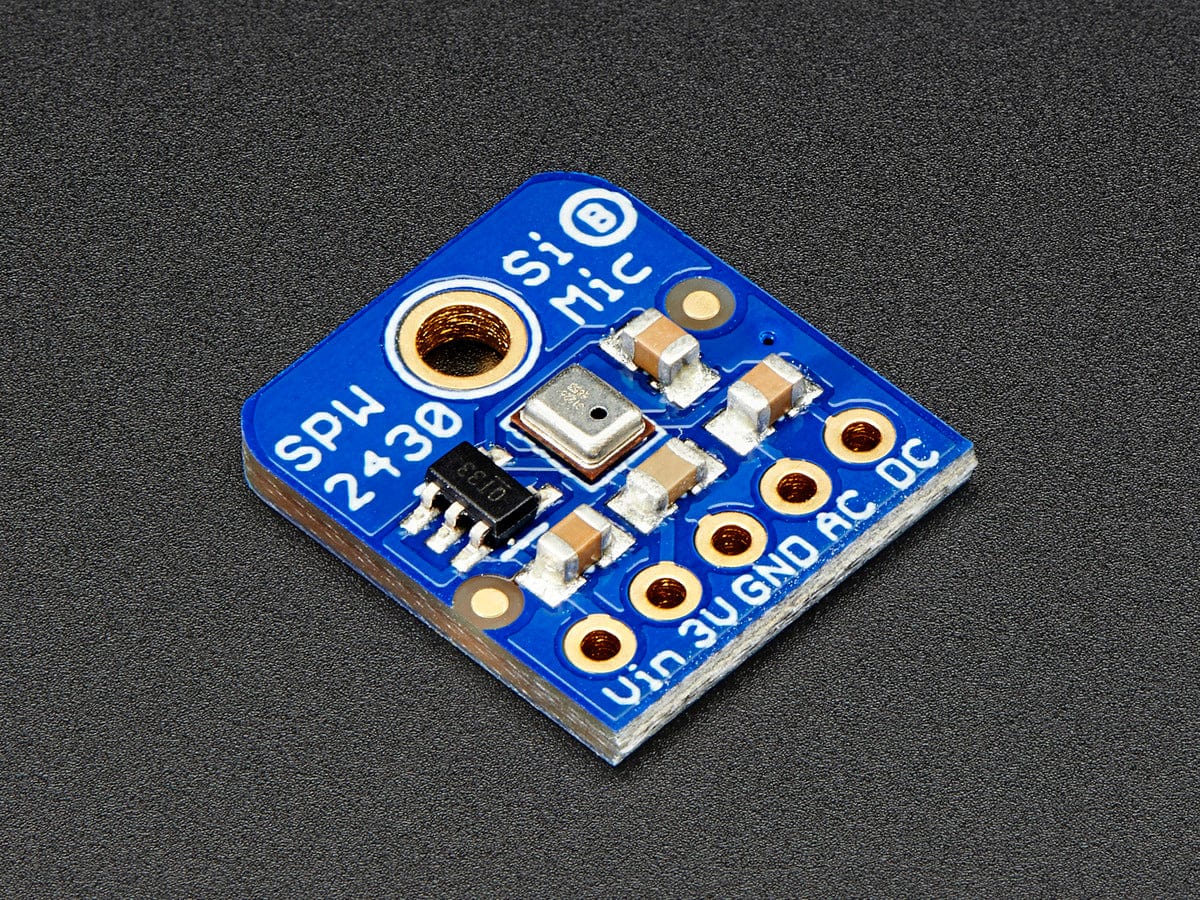 Adafruit Silicon MEMS Microphone Breakout - SPW2430 by Adafruit - The Pi Hut