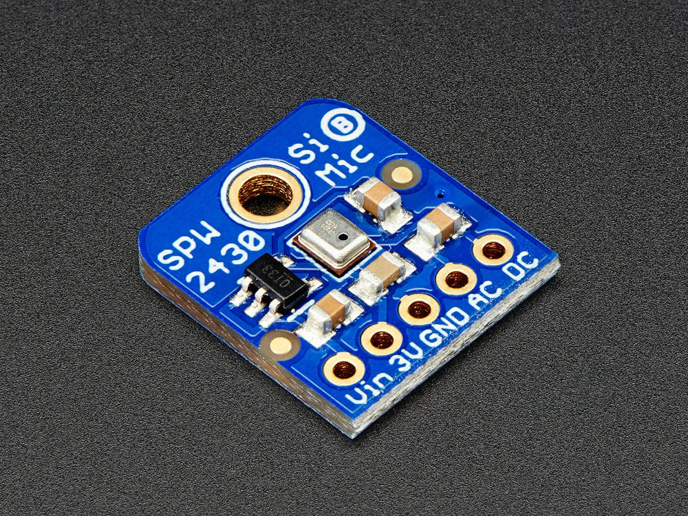 Adafruit Silicon MEMS Microphone Breakout - SPW2430 by Adafruit - The Pi Hut