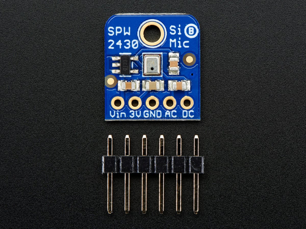 Adafruit Silicon MEMS Microphone Breakout - SPW2430 by Adafruit - The Pi Hut