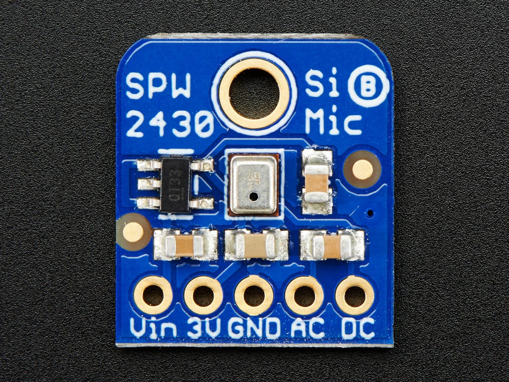 Adafruit Silicon MEMS Microphone Breakout - SPW2430 by Adafruit - The Pi Hut
