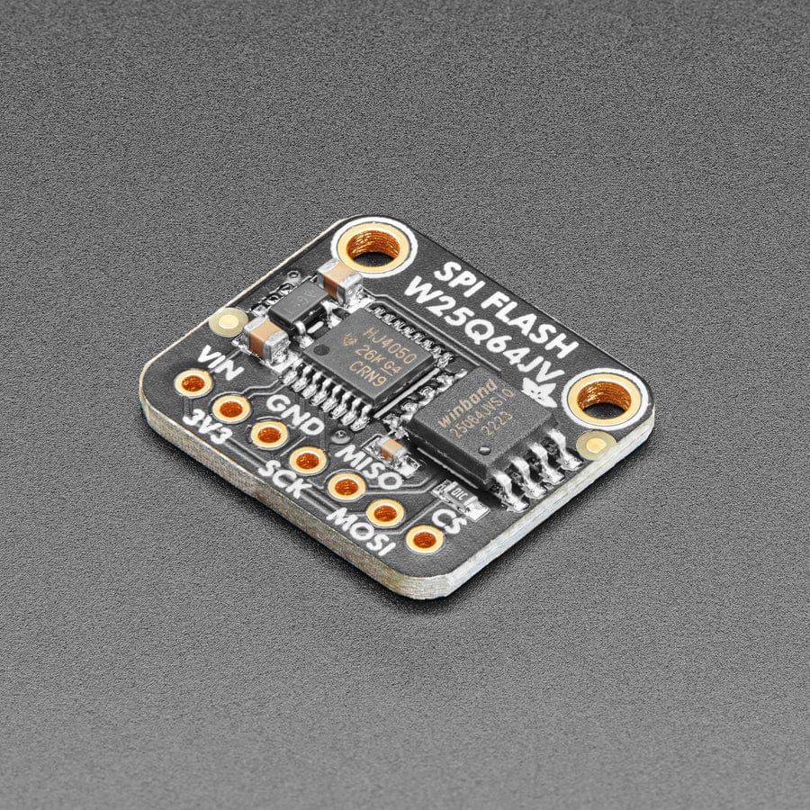 Adafruit SPI FLASH Breakout - W25Q64 - 64 MBit / 8 MByte by Adafruit - The Pi Hut