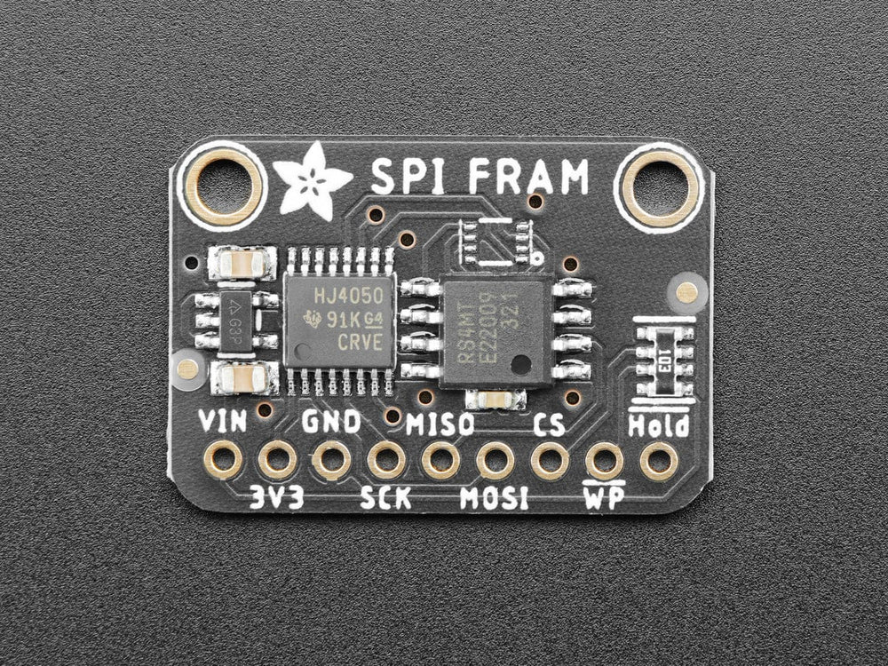 Adafruit SPI Non-Volatile FRAM Breakout - 4 Mbit / 512 KBytes (MB85RS4MT) by Adafruit - The Pi Hut