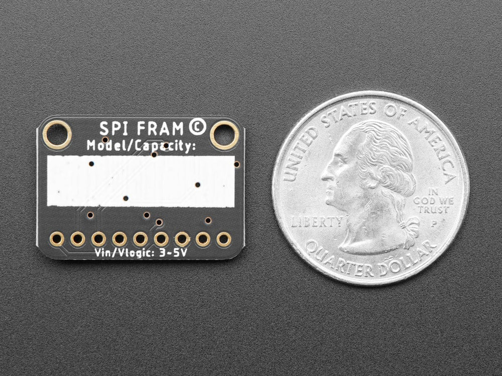 Adafruit SPI Non-Volatile FRAM Breakout - 4 Mbit / 512 KBytes (MB85RS4MT) by Adafruit - The Pi Hut