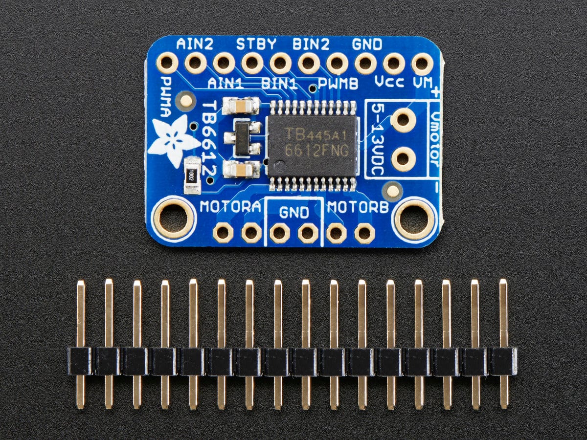 Adafruit TB6612 1.2A DC/Stepper Motor Driver Breakout Board by Adafruit - The Pi Hut