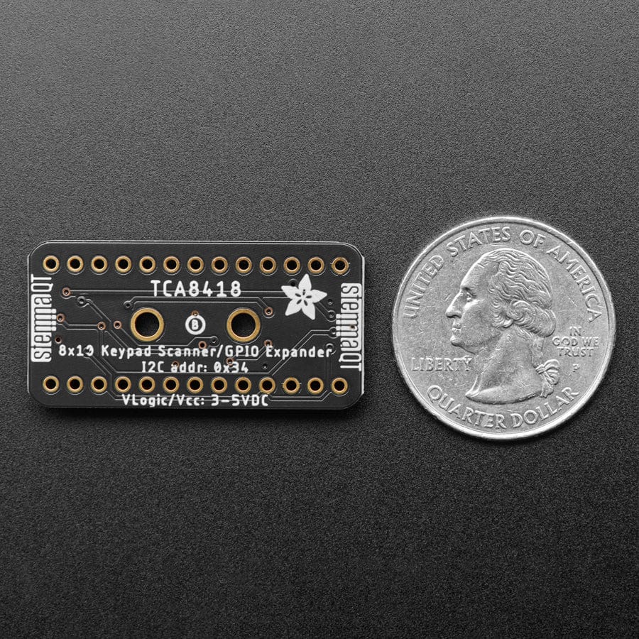Adafruit TCA8418 Keypad Matrix and GPIO Expander Breakout - STEMMA QT / Qwiic by Adafruit - The Pi Hut