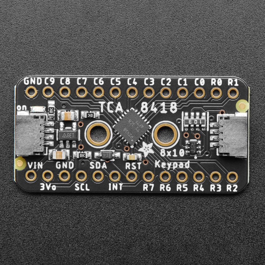 Adafruit TCA8418 Keypad Matrix and GPIO Expander Breakout - STEMMA QT / Qwiic by Adafruit - The Pi Hut