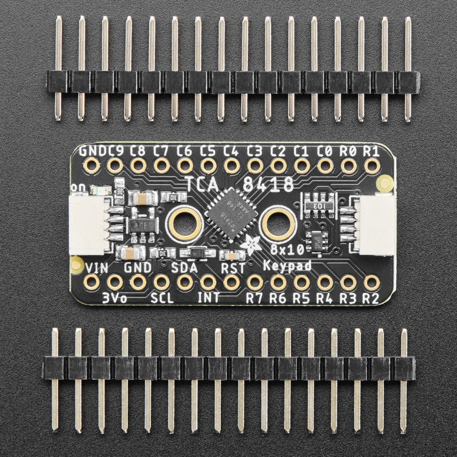 Adafruit TCA8418 Keypad Matrix and GPIO Expander Breakout - STEMMA QT / Qwiic by Adafruit - The Pi Hut
