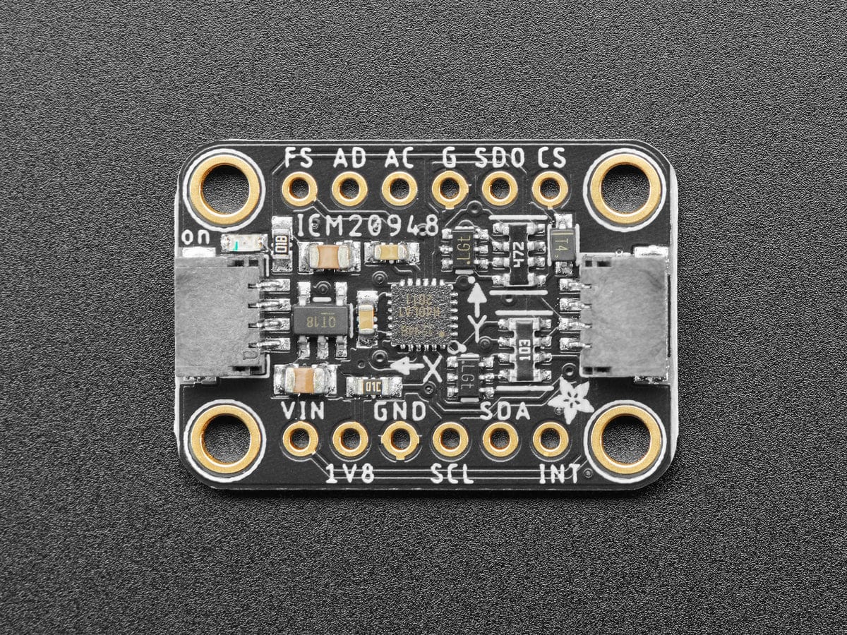 Adafruit TDK InvenSense ICM-20948 9-DoF IMU (MPU-9250 Upgrade) (STEMMA QT / Qwiic) by Adafruit - The Pi Hut