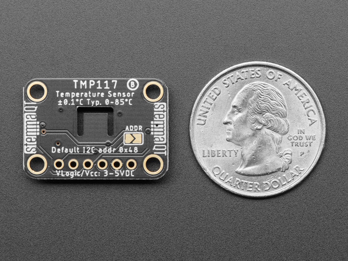 Adafruit TMP117 ±0.1°C High Accuracy I2C Temperature Sensor (STEMMA QT / Qwiic) by Adafruit - The Pi Hut