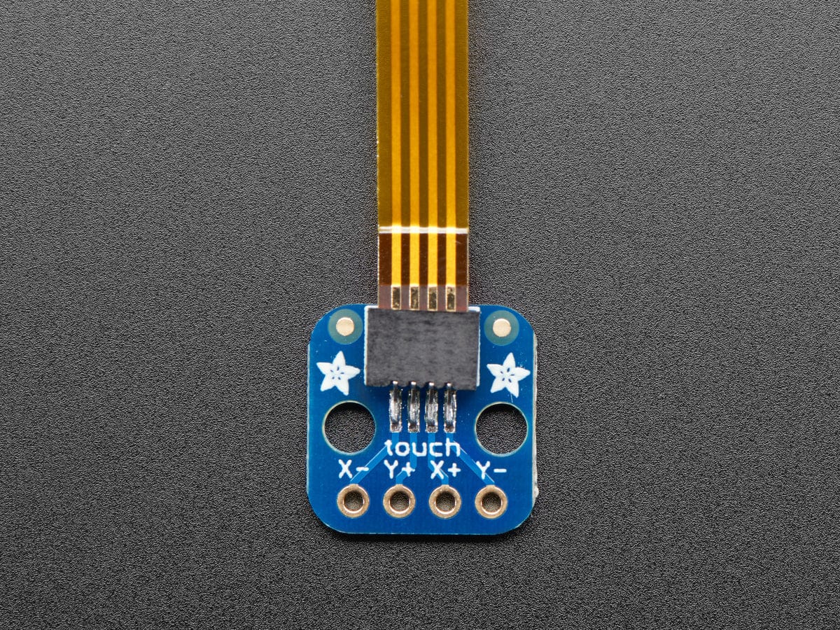 Adafruit Touch Screen Breakout Board for 4 pin 1.0mm FPC by Adafruit - The Pi Hut