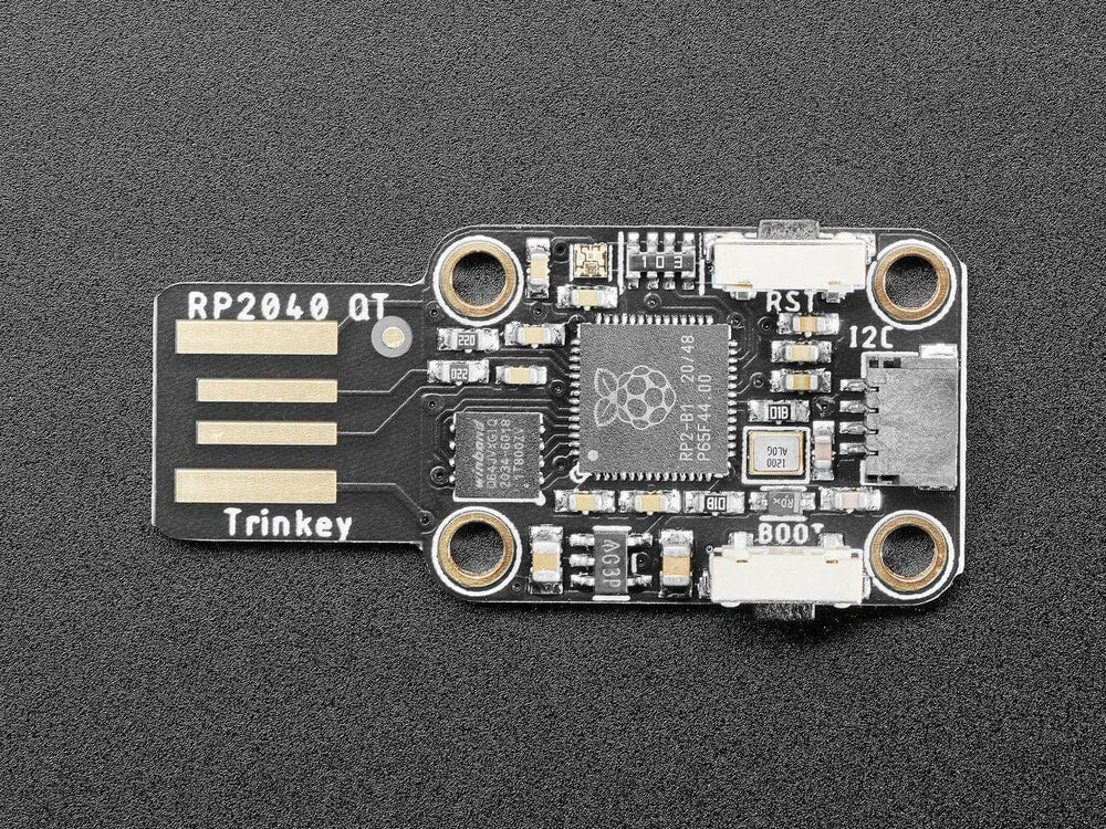 Adafruit Trinkey QT2040 - RP2040 USB Key with Stemma QT by Adafruit - The Pi Hut