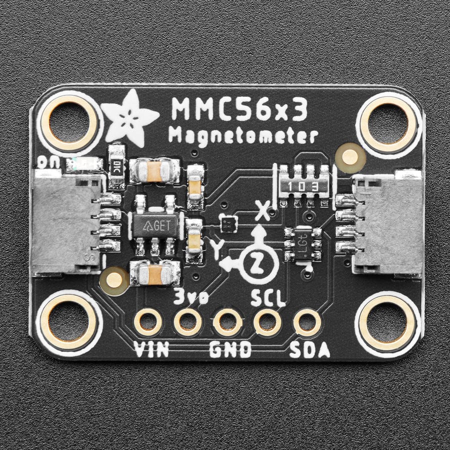 Adafruit Triple-axis Magnetometer - MMC5603 - STEMMA QT / Qwiic by Adafruit - The Pi Hut