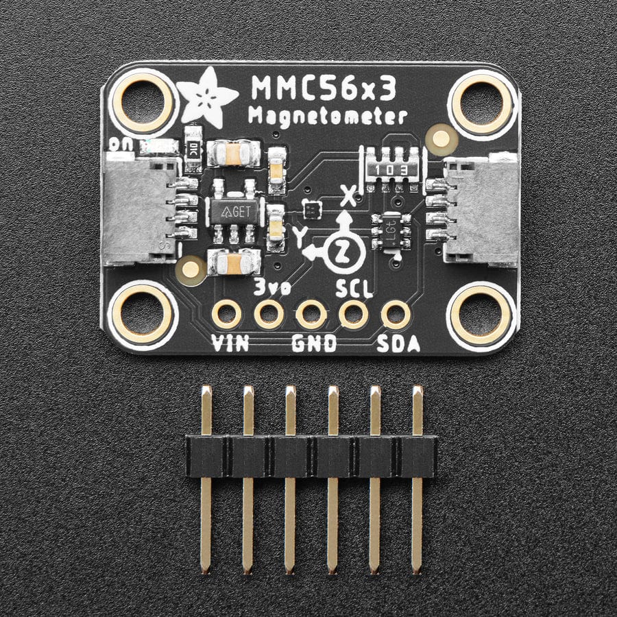 Adafruit Triple-axis Magnetometer - MMC5603 - STEMMA QT / Qwiic by Adafruit - The Pi Hut
