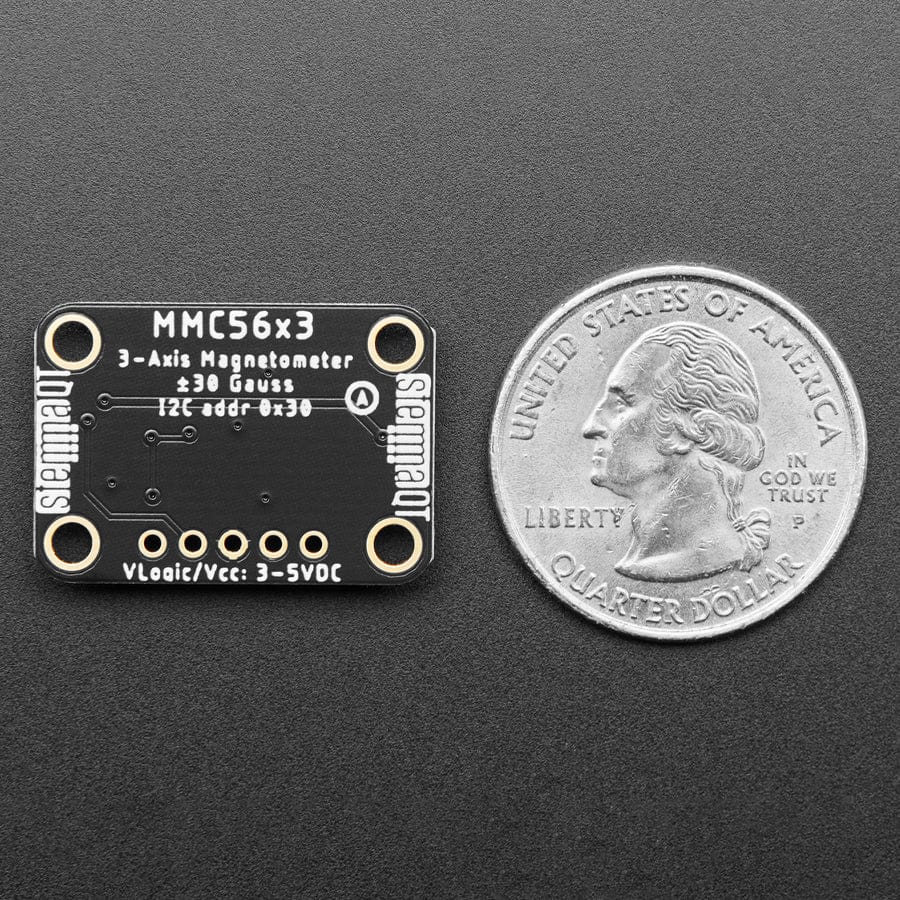 Adafruit Triple-axis Magnetometer - MMC5603 - STEMMA QT / Qwiic by Adafruit - The Pi Hut