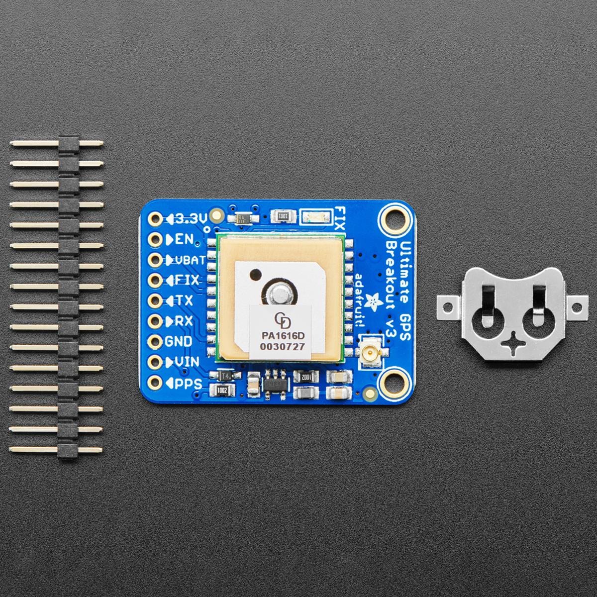 Adafruit Ultimate GPS Breakout with GLONASS + GPS - PA1616D - 99 channel w/10 Hz updates by Adafruit - The Pi Hut