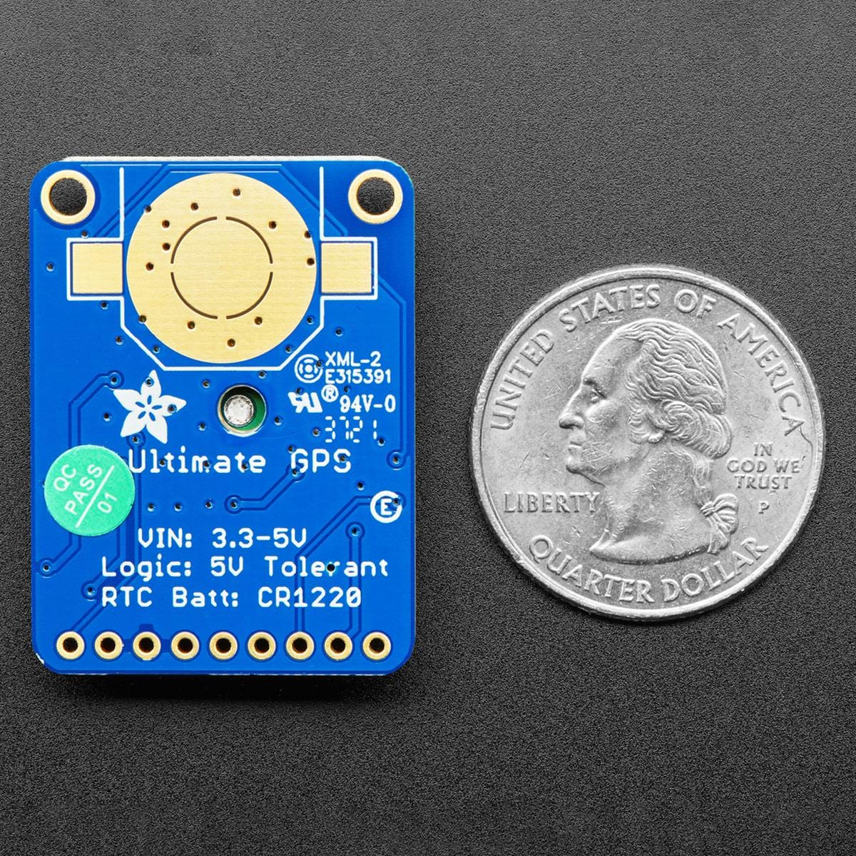 Adafruit Ultimate GPS Breakout with GLONASS + GPS - PA1616D - 99 channel w/10 Hz updates by Adafruit - The Pi Hut