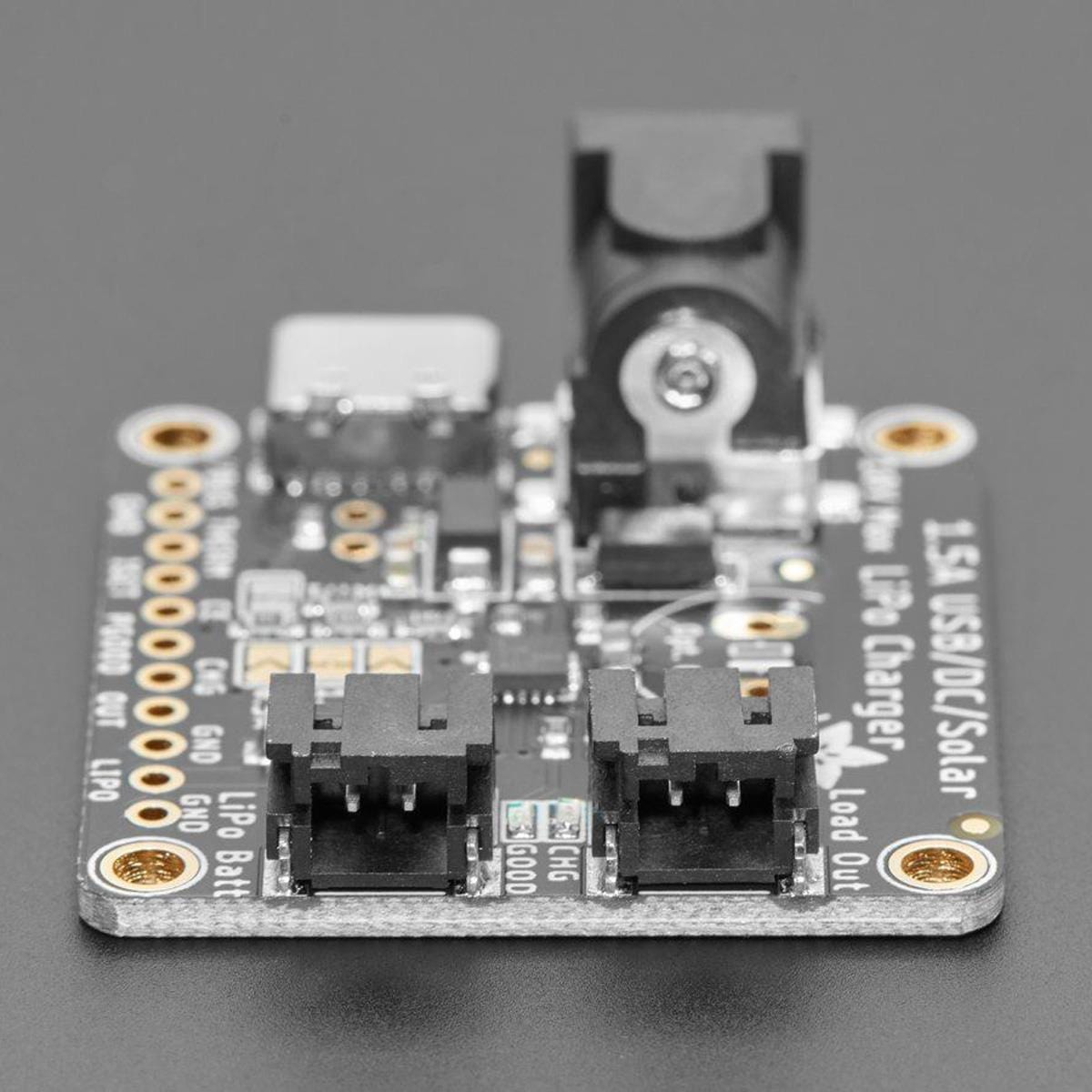 Adafruit Universal USB / DC / Solar Lithium Ion/Polymer Charger (bq24074) by Adafruit - The Pi Hut