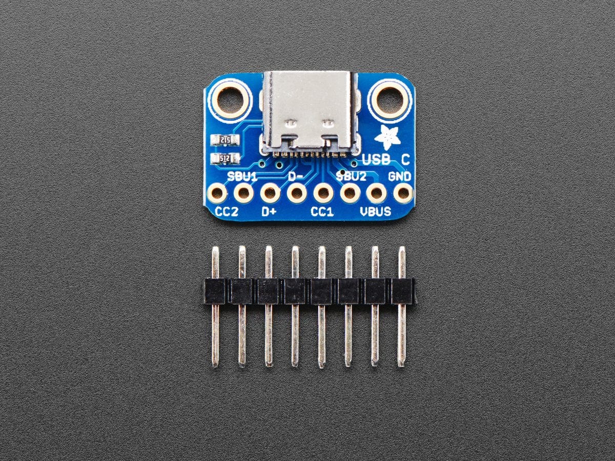 Adafruit USB Type C Breakout Board - Downstream Connection by Adafruit - The Pi Hut