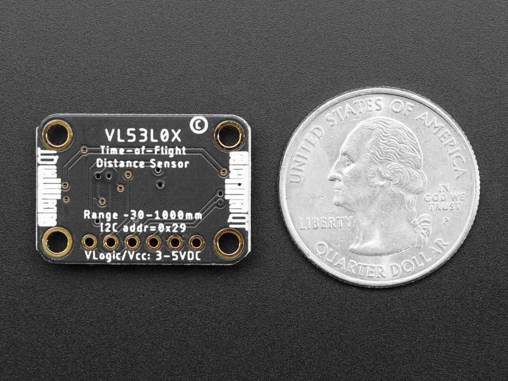 Adafruit VL53L0X Time of Flight Distance Sensor - ~30 to 1000mm by Adafruit - The Pi Hut