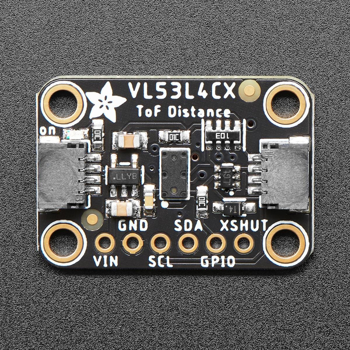 Adafruit VL53L4CX Time of Flight Distance Sensor - ~1 to 6000mm - STEMMA QT / Qwiic by Adafruit - The Pi Hut