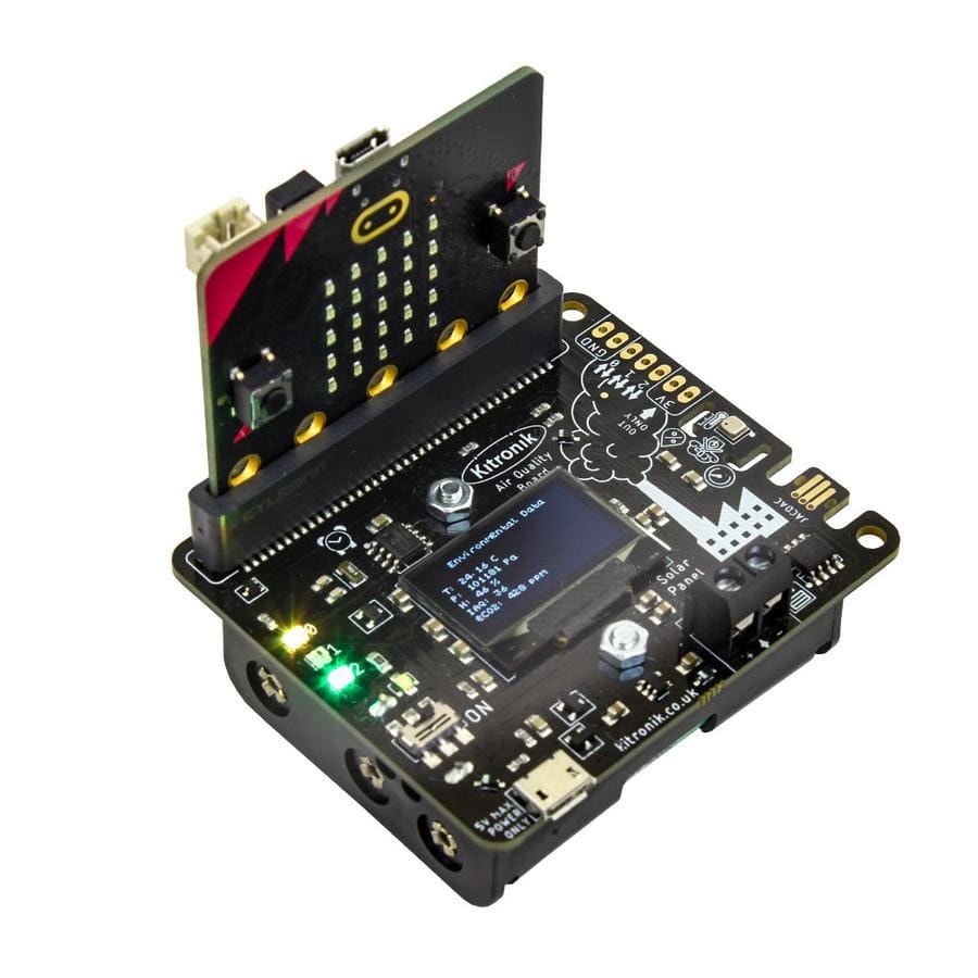 Air Quality and Environmental Board for micro:bit by Kitronik - The Pi Hut