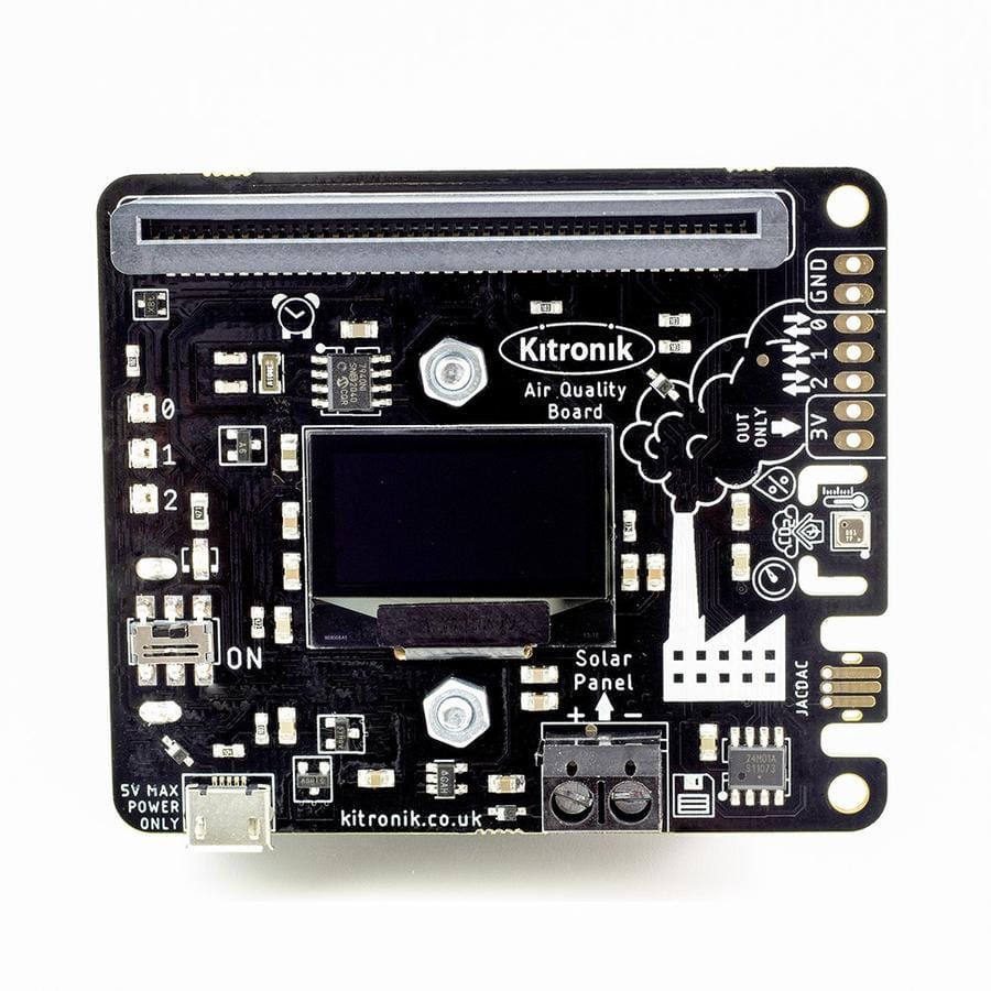 Air Quality and Environmental Board for micro:bit by Kitronik - The Pi Hut