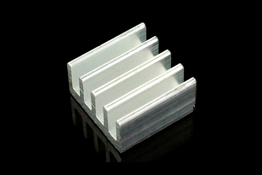 AL Heat Sink (With adhesive tape) - 13*13*7mm by DFRobot - The Pi Hut