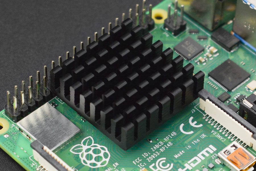 AL Heat Sink (With adhesive tape) - 30*30*10mm by DFRobot - The Pi Hut