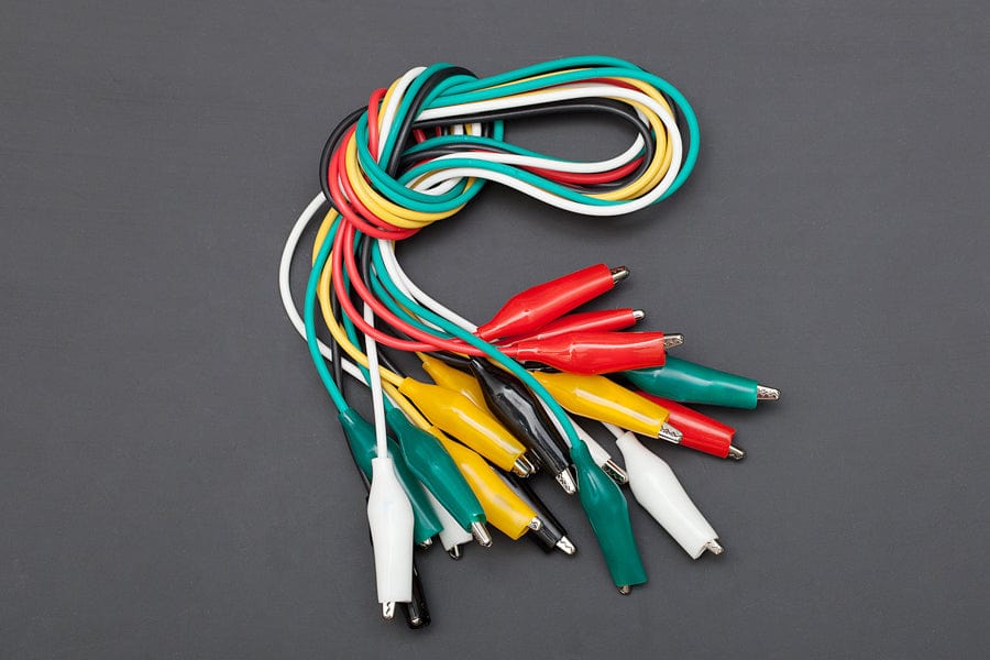 Alligator Clip Test Cables (10 PCS Pack) by DFRobot - The Pi Hut